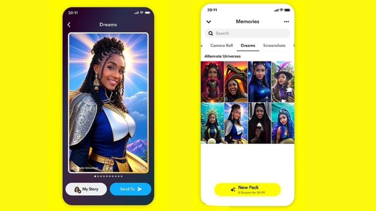 Snapchat Selfies Just Got a Makeover with 'Dreams' Feature